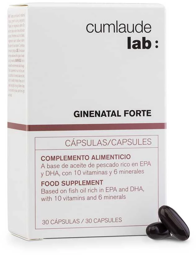 "Cumlaude Ginenatal Forte" maisto papildas kapsulės 30 vienetų