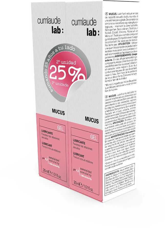 Cumlaude Mucus Lubricating Gel lubrikantas 2x30m