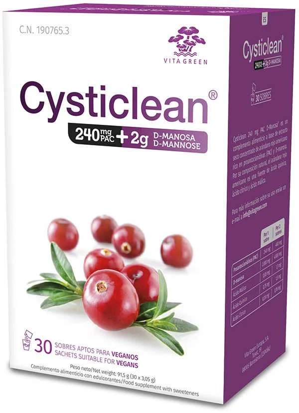 Cysticlean Urinary System Wellness 30 paketėlių 240mg