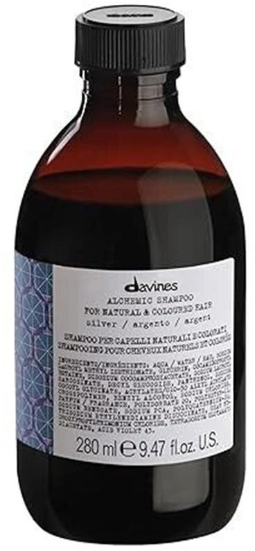 Davines ALCHEMIC Šampūnas Sidabrinis dažantis šampūnas šviesiems plaukams, 280 ml
