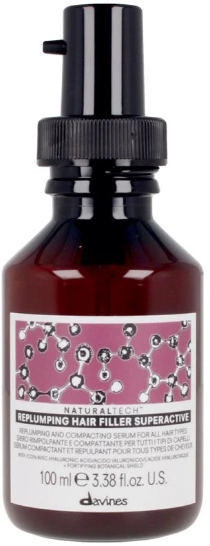 Davines Natural Tech Superactive plaukų putlumą suteikiantis užpildas, 100 ml