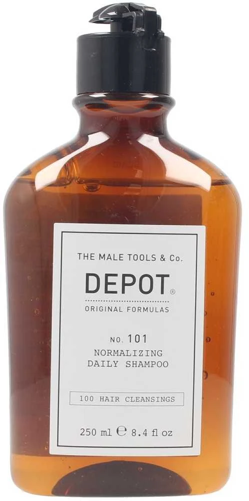 Depot 100 plaukų valymo priemonė Nr. 101 su botaniniu kompleksu. Normalizuojanti plaukų šampūnas, 250 ml.