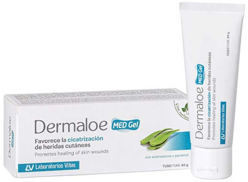 Laboratorios Viñas Dermaloe Med gelis odos žaizdoms 28g