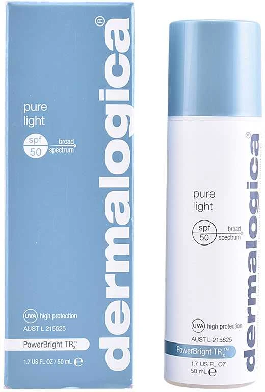 Dermalogica „PowerBright“ be parabenų, plataus spektro apsauginis kremas nuo saulės nuo UV spindulių SPF 50, 50 ml