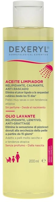 Dexeryl Shower Cleansing Oil prausimosi aliejus, 200 ml