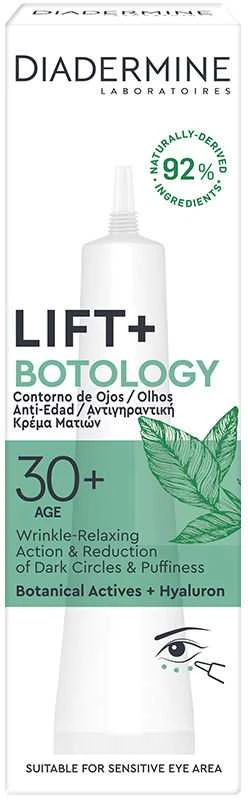 "Diadermine Lift + Botology Eye Contour" stangrinantis akių kontūro kremas 15ml