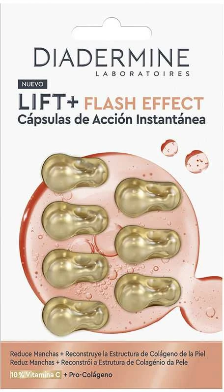 Cr Diadermine Lift Flash Effect kapsulės 7 vnt