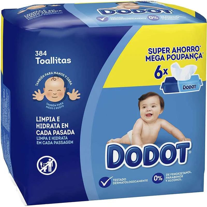 Sterilaus valymo šluosčių rinkinys Dodot Dodot