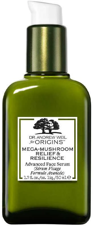 Origins Dr. Andrew Weil for Origins Mega-Mushroom Relief & Resilience Advanced Face Serum drėkinamasis ir maitinamasis serumas, 50 ml