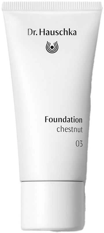 "Dr. Hauschka Foundation" makiažo pagrindas 03 Kaštonas 30ml