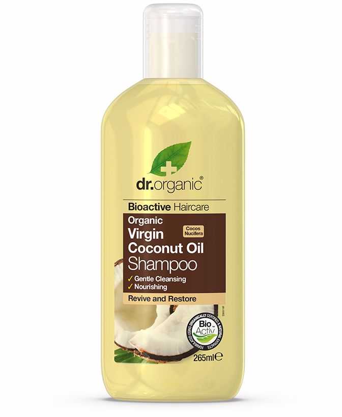 Dr. organic Dr. Organic šampūnas su tyru kokosų aliejumi, 265 ml