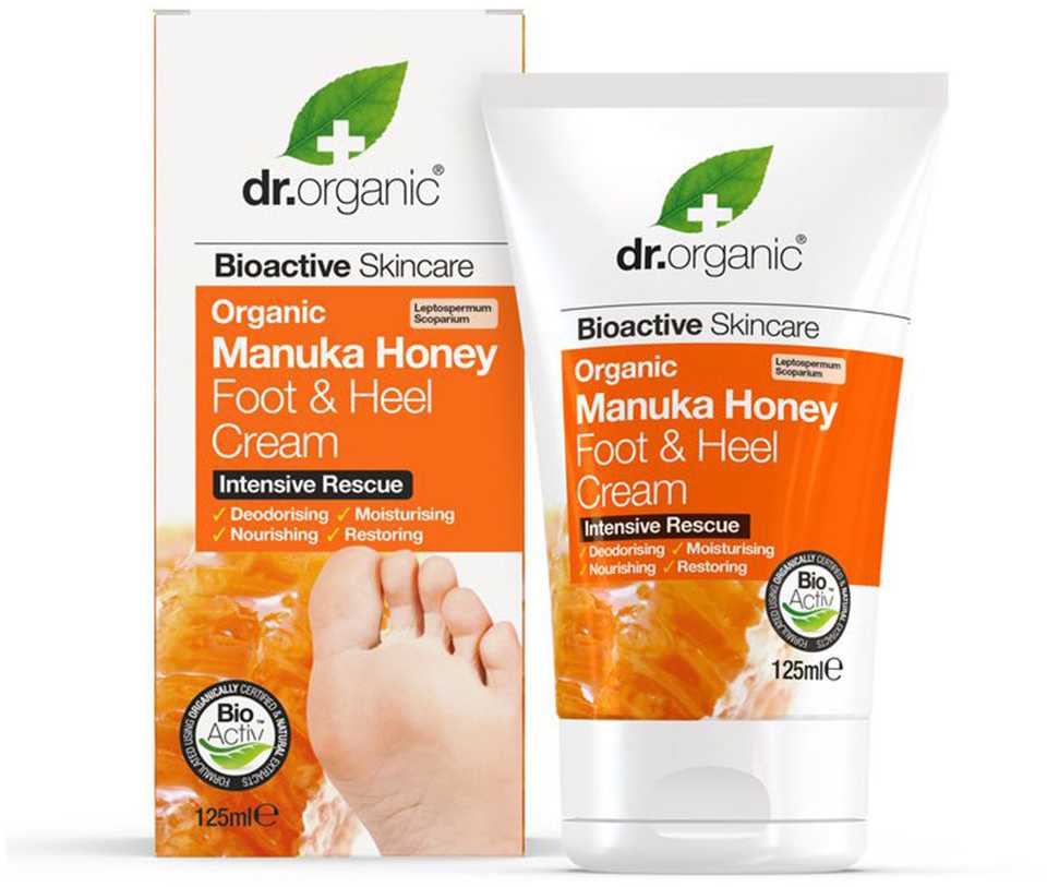 Dr. Organic Manuka Honey Foot Kreminis pėdų kremas, 125 ml