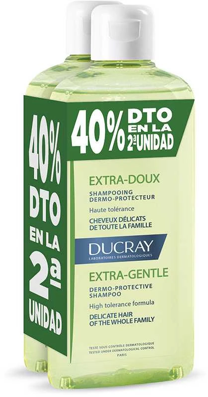 Ducray balansuojantis šampūnas 2x400ml