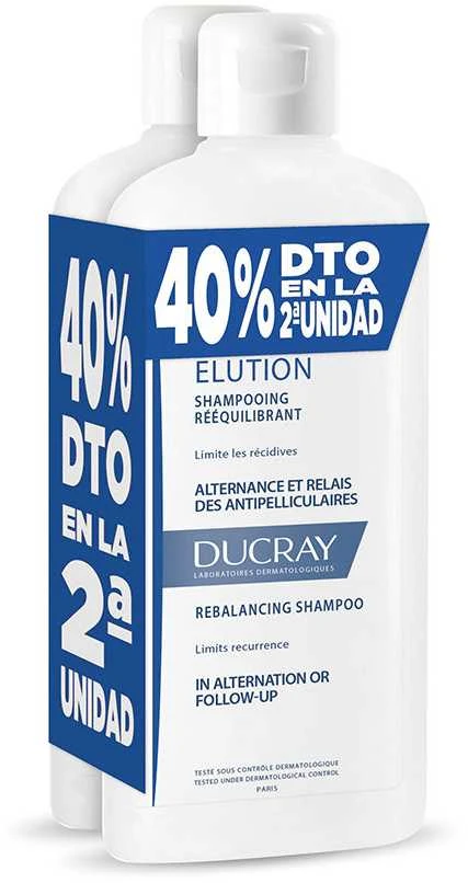 Ducray Elution šampūnas 2x400ml