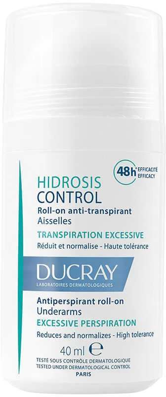 Ducray Hydrosis Control Roll-on Antiperspirant 48h rutulinis antiperspirantas, 40 ml