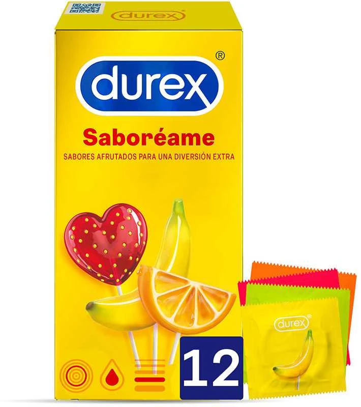 Prezervatyvai Durex Taste Me 12U