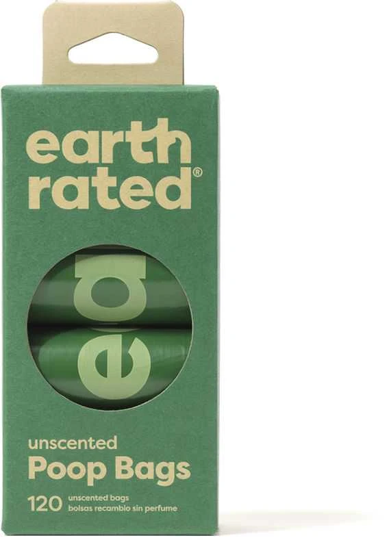 Earth Rated Earth Rated Šunų išmatų maišeliai Eko 8x15 vnt.