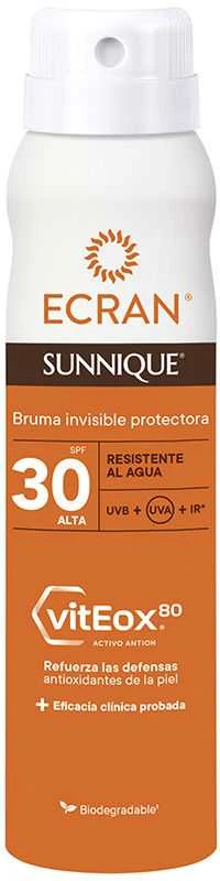 "Ecran Sunnique" apsauginis purškiklis Spf30 75ml