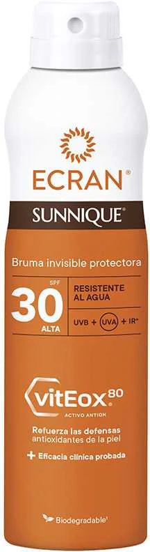 Apsaugininis purškiklis nuo saulės Ecran Sun Protector Invisible SPF30, 250 ml
