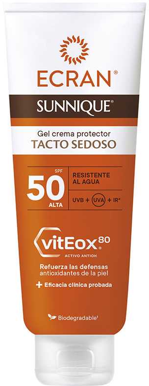 "Ecran Sunnique Silky Touch Kreminis Gel Spf50" Kremas gelis 250ml