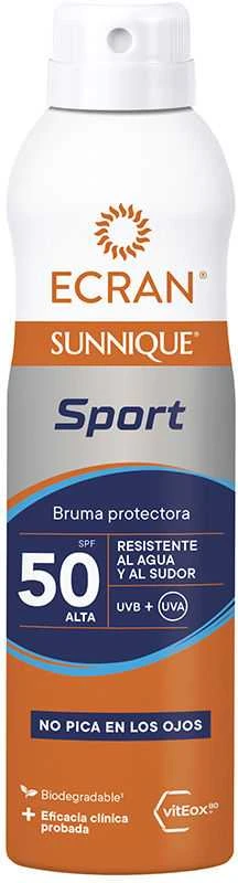 Ecran Sun Lemonoil Sport Invisible Purškiklis purškalas nuo saulės su Spf50 250ml