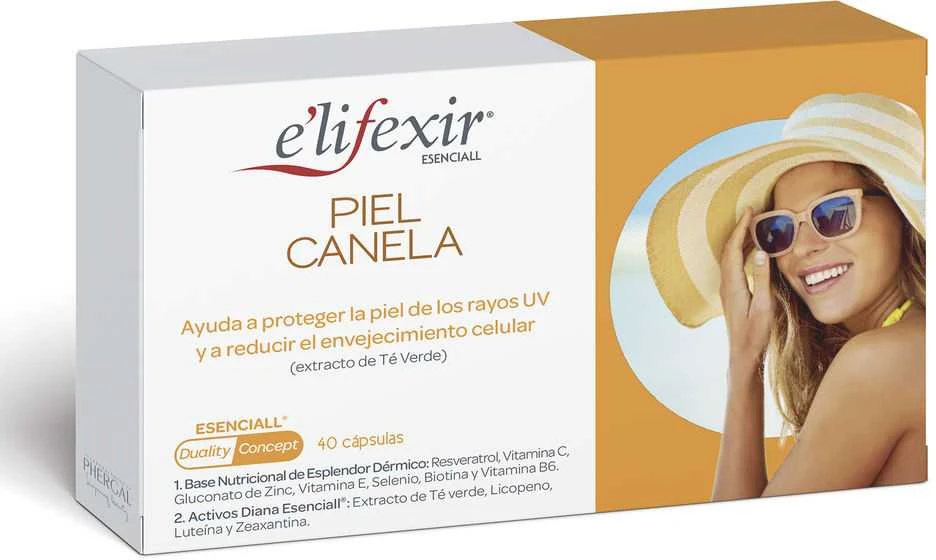 Phergal E'lifexir Essential Cinnamon Skin 40 kapsulių