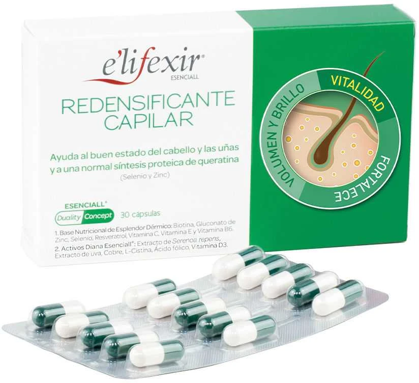 Phergal E'lifexir Essential Hair Redensifier Plaukų minkštinimo priemonė 30 kapsulių