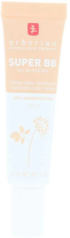 Erborian BB kremas SPF 20 Super BB (dengiamasis kremas), 15 ml, Dore