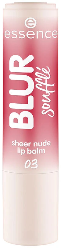 Essence Blur Soufflé Sheer Nude lūpų balzamas - lūpų balzamas 3 g 03 Nude Rose