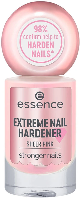 Essence Extreme Nail Hardener - Zpevňovač nehtů 8 ml Sheer Rožinė