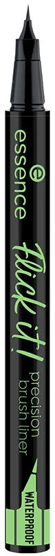Essence Flick it! Eye Liner – atsparūs vandeniui preciziniai akių pieštukai 0,5 ml 01 Juodas