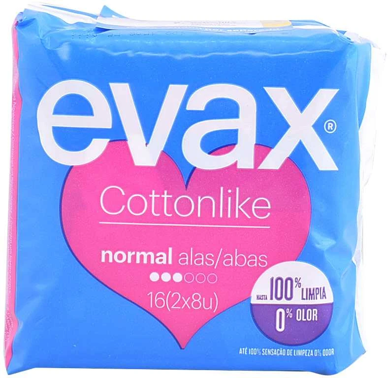 "Evax Cottonlike Normal" su sparnais 16 vienetų