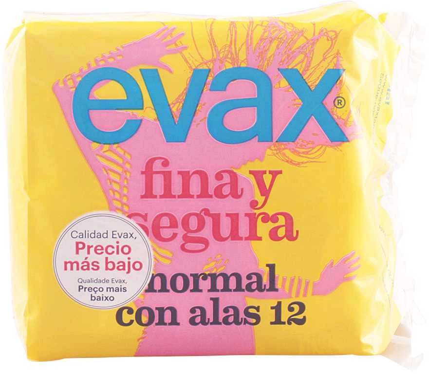 "Evax Fina - Segura Normal With Wings" higieniniai rankšluosčiai 12 vnt