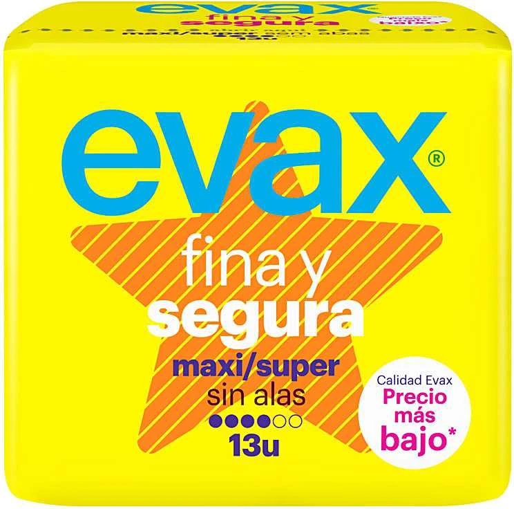 "Evax Fina" ir "Segura Maxi" 14 vienetų