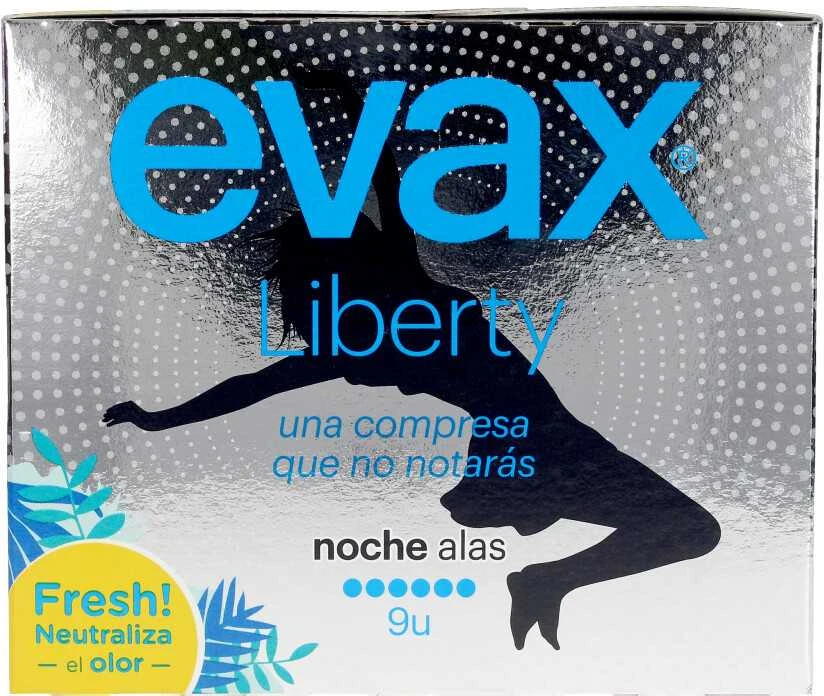 "Evax Liberty Night Normal" higieniniai įklotai su sparneliais 12 vienetų