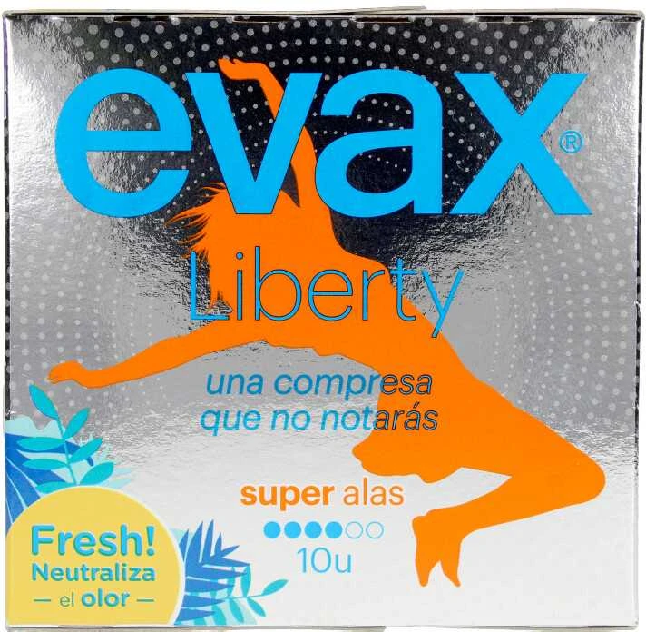 "Evax Liberty Super" higieniniai įklotai su sparneliais 9+1 vienetai