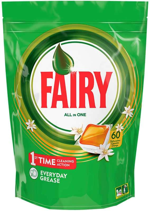 Indaplovės tabletės All in One Fairy (60 uds)