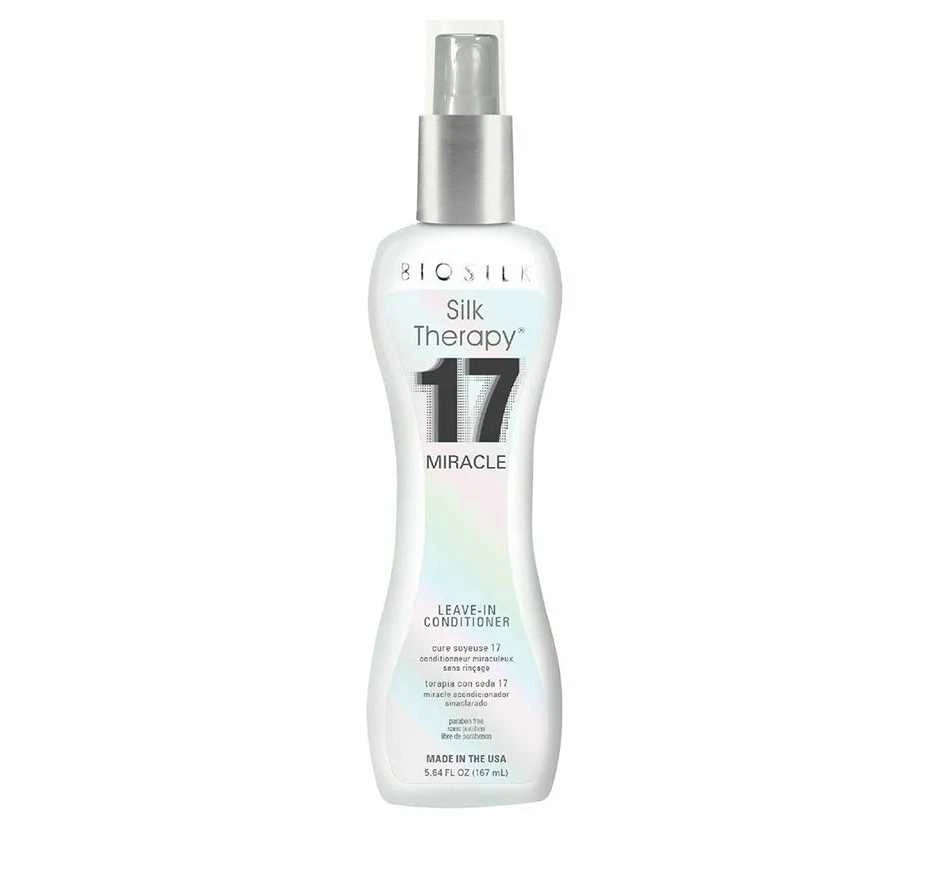 Nenuskalaujamas plaukų kondicionierius Biosilk Silk Therapy 17 Miracle Leave – in Conditioner 167ml