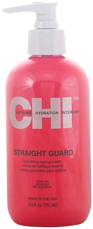 Tiesinamasis kremas plaukams CHI Straight Guard Smoothing Styling Kreminis 251ml