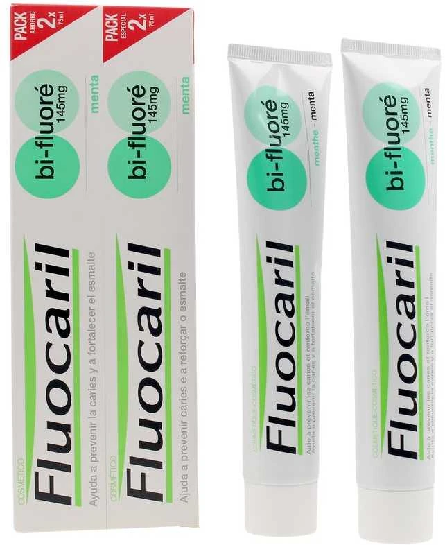 Fluocaril Bi-Fluoride Mėtų dantų pasta 145mg 2x75ml