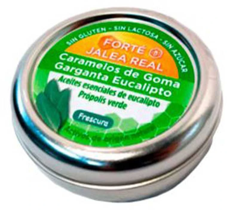 "Forte Pharma" bičių pienelis "Royal Jelly" Eukaliptus gerklės saldainiai 45g