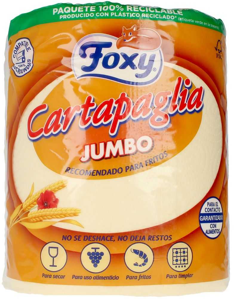 Foxy Cartapaglia Jumbo Cooking Paper Special Fries Maisto gaminimo popierius 60 metrų 1 vnt