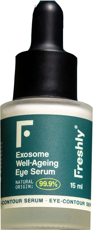 Freshly Cosmetics Freshly Exosome Well-Ageing Eye Serum senėjimą stabdantis akių kontūro serumas su egzosomomis, 15 ml