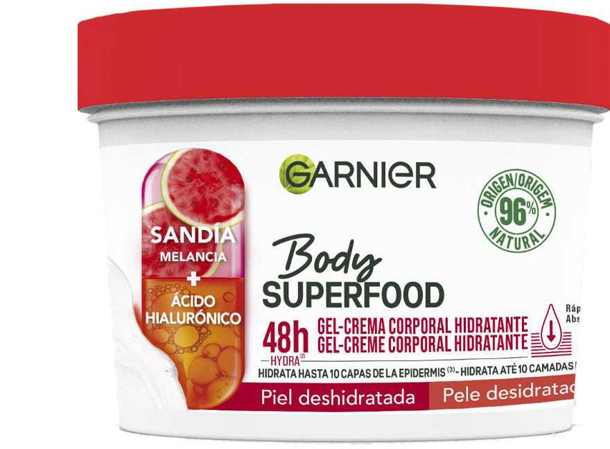"Garnier Body Superfood Watermelon" drėkinamasis kūno kreminis gelis 380ml