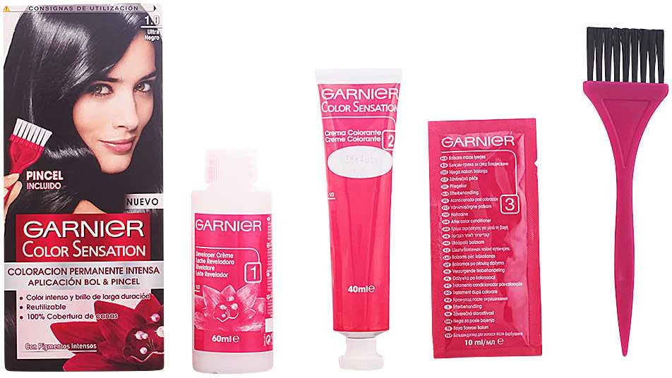 Plaukų dažai "Garnier Color Sensation 1 Ultra Juodas