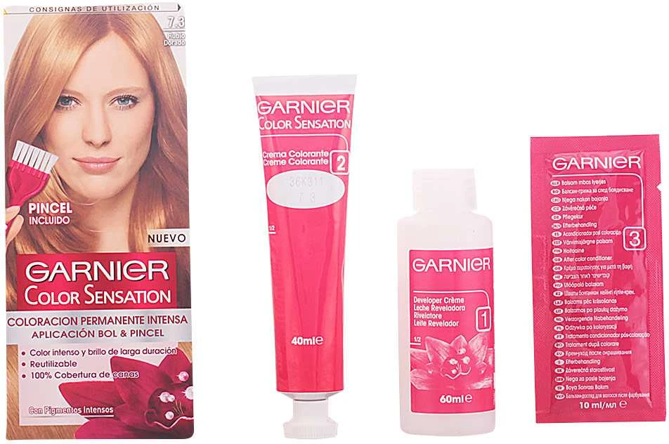 Plaukų dažai "Garnier Color Sensation" 7,3 aukso spalvos blondinė
