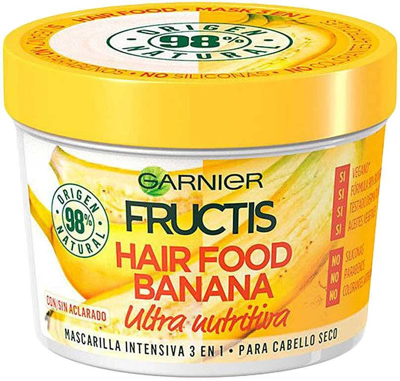 "Garnier Fructis Hair Food Banana Ultra maitininantis Mask" maitinamoji kaukė 390ml