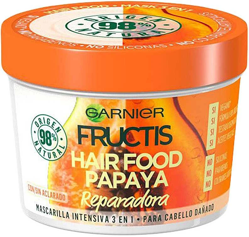 "Garnier Fructis Hair Food" atkuriamoji kaukė su papajomis 390ml