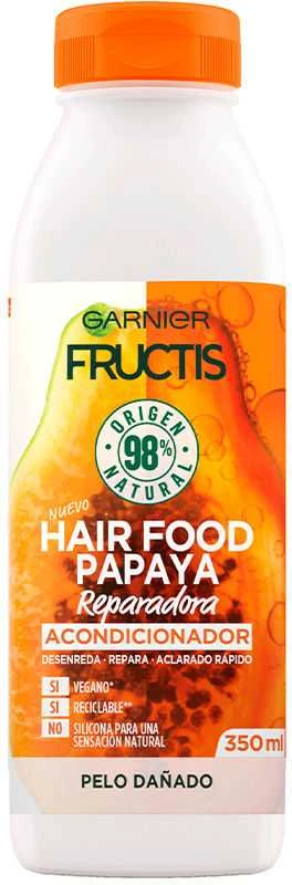 "Garnier Fructis Hair Food" atkuriamasis kondicionierius "Papaya Repairing Conditioner" 350ml