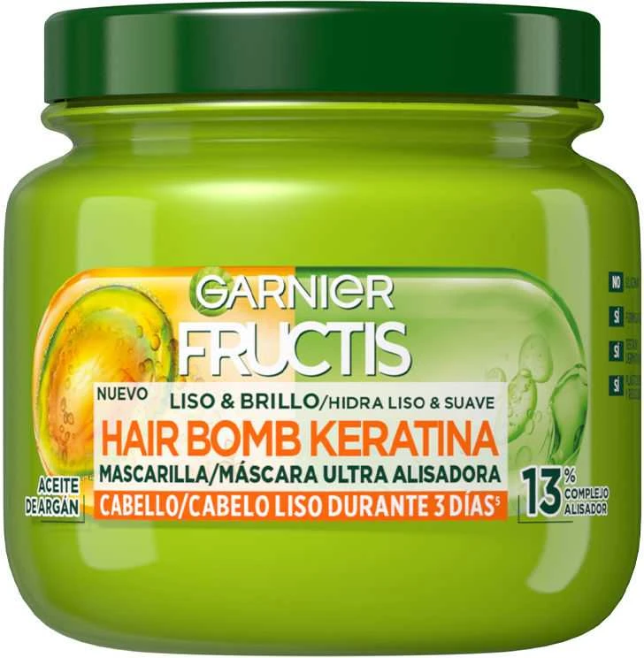 "Garnier Fructis Hidra Smooth 72h" kaukė 300ml